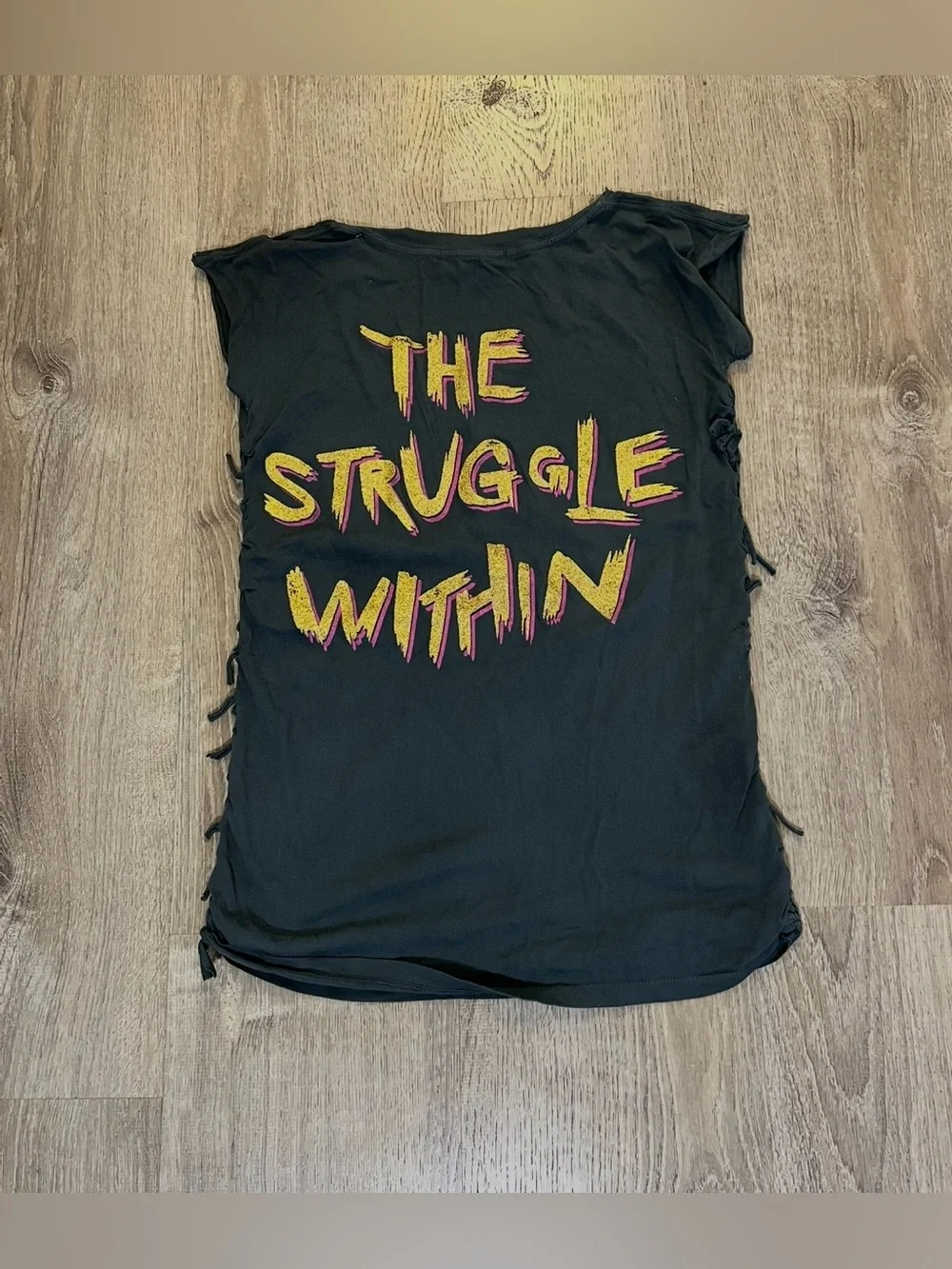 Free People x DAYDREAMER METALLICA THE STRUGGLE WITHIN BAND TEE (modified)